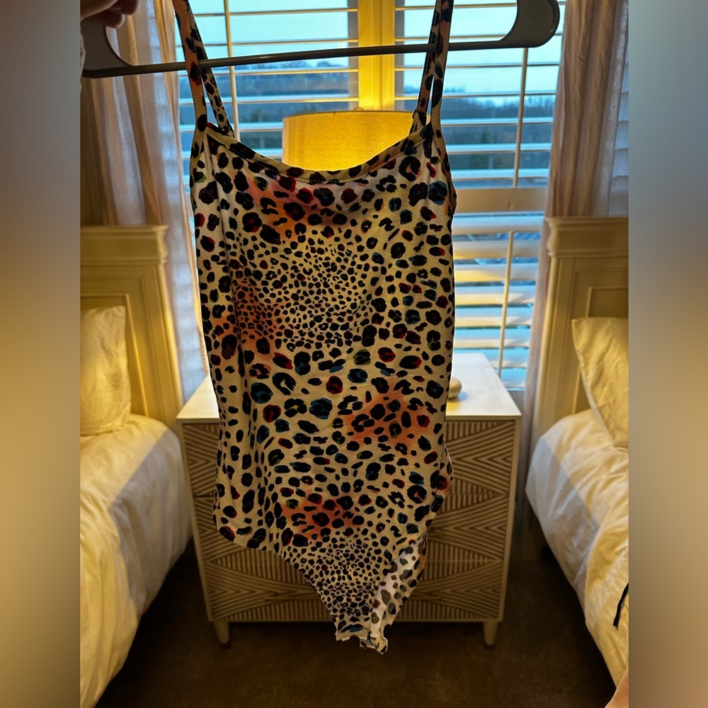 Lovely Bubbly colorful cheetah bodysuit